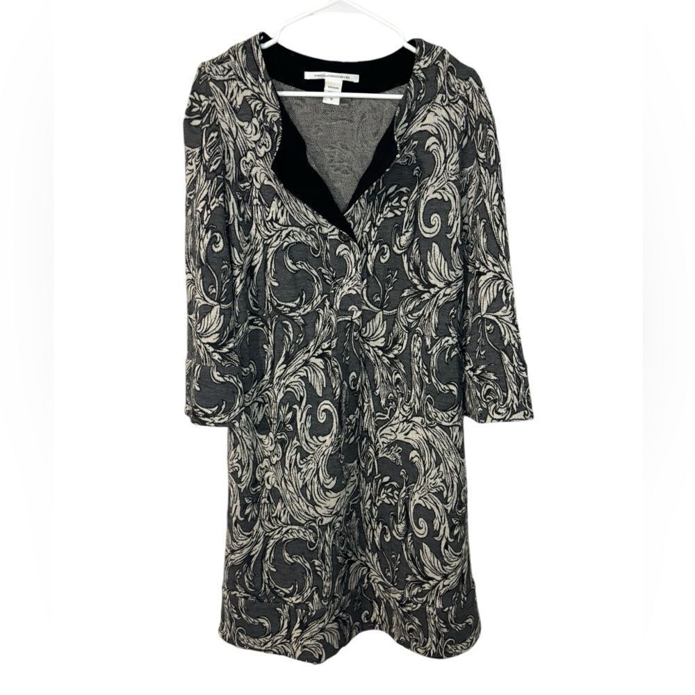 Diane Von Furstenberg Geometric Gaby Sweater Dress
